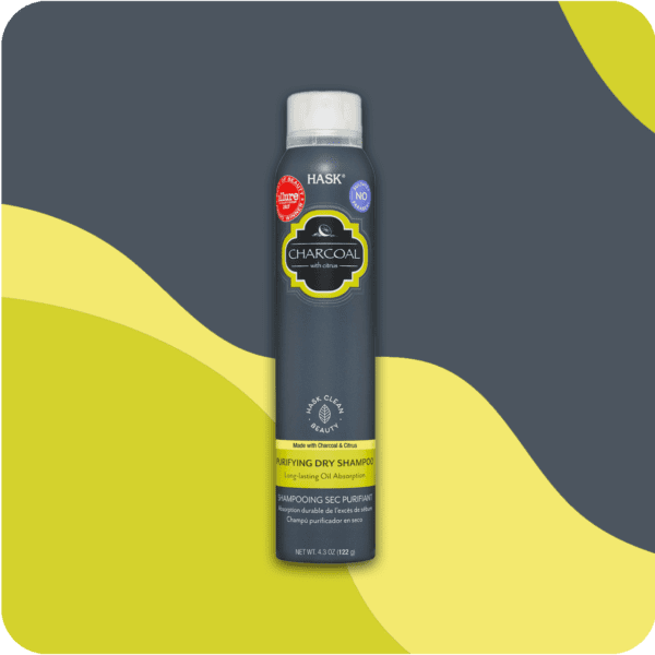 Hask Charcoal & Citrus Purifying Aluminum-Free Oil Control Dry Shampoo, 4.3 oz