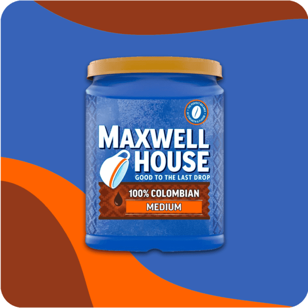 Maxwell House Medium Roast 100% Colombian Ground Coffee, 37.7 oz. Canister