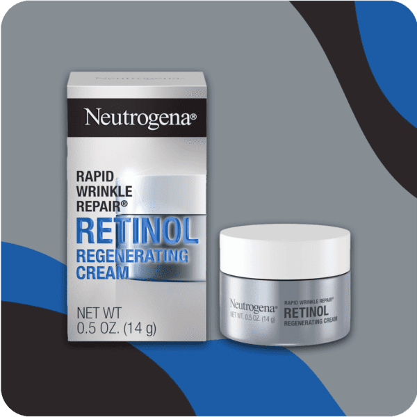 Neutrogena Rapid Wrinkle Repair Retinol Cream, Hyaluronic Acid, 0.5 oz