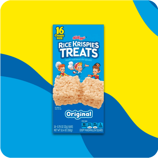 Rice Krispies Treats Original Chewy Crispy Marshmallow Squares, 12.4 oz, 16 Count