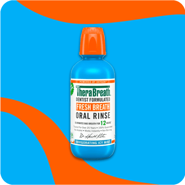 TheraBreath Fresh Breath Mouthwash, Icy Mint, 16floz