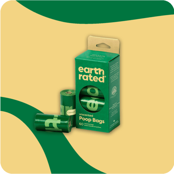 Earth Rated 60 Bags on 4 Rolls – Unscented